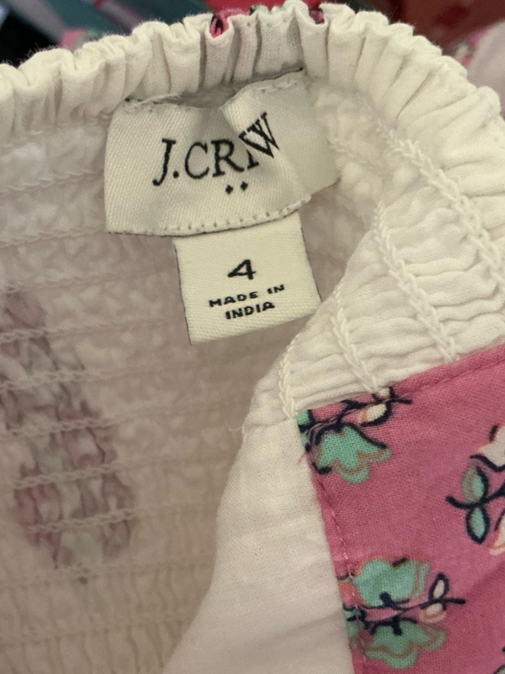 J. Crew Block Print Square Sun Dress Sz 4 - Picture 3 of 11